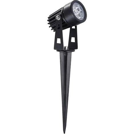 Projecteur Led Rond Miniature Zas 3W Pour Extérieur, Noir Mat, 2200K - Beneito & Faure, Spécialiste De L'Éclairage Architectural De Haute Qualité (1/4)