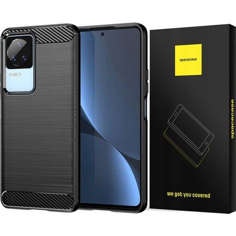 Étui Spacecase Carbon Poco F4 noir (1/5)