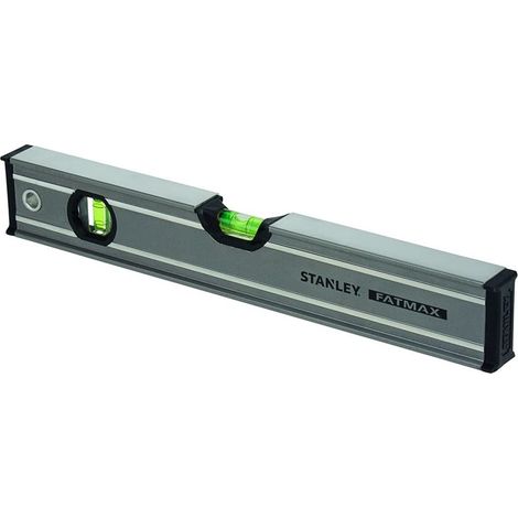 LIVELLA IN ALLUMINIO RETTIFICATA FATMAX - cm. 60 3 bolle (0-43-624) con 1 impugnatura (1/2)
