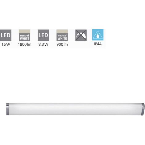 Plafoniera Contemporanea Gita 2 Metallo Cromo Luce Led Integrato 8,3W (1/5)