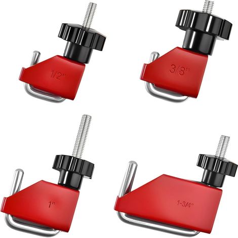 Lot de 4 Pinces à Pincer Flexible pour Tuyaux, Outil de Serrage pour Frein Carburant Radiateur, Tailles 10 12 25 45mm, Sans Endommager les Conduits, Pour Espaces Étroits (1/5)