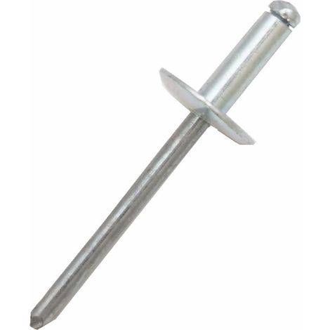 Rivet Aluminium Argent longueur 18mm diamètre 4.8mm ( Prix pour Sachet de 50 )