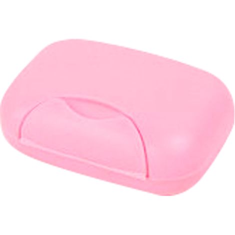 Boîte à savon de voyage étanche et portable, idéale pour la maison ou l'hôtel (rose). (1/5)