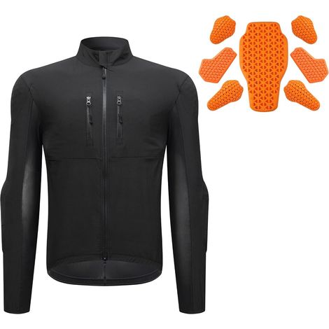 Veste de moto pour hommes, camisa acolchada para motocicleta (1/5)