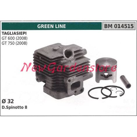 Cilindro pistone segmenti GREEN LINE motore tagliasiepe GT 600 750 014515