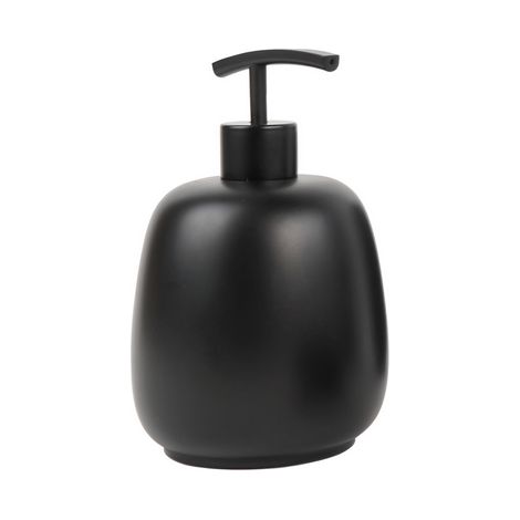 Dispenser afra Nero Opaco D. 10,5 x h.16,5 cmMETAF