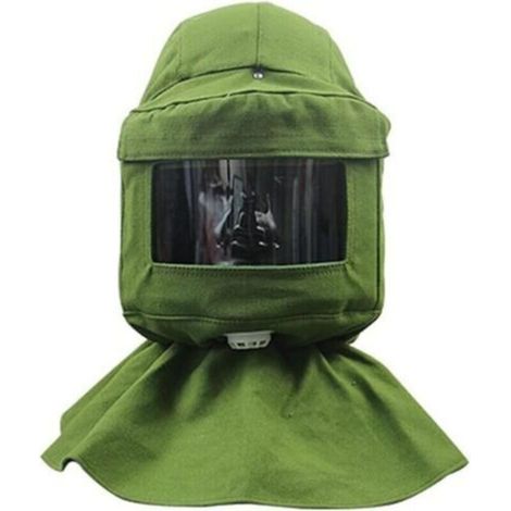 Masque de protection contre le sablage – Tissu haute qualité avec casque intégré – Protection optimale contre la poussière, les projections et le vent