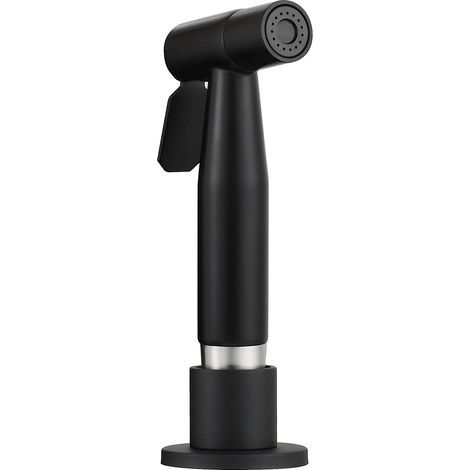 Robinet Cuisine Douchette Extractible Acier Inoxydable Douchette Evier Cuisine avec Tuyau 1.5m, Douchette Cuisine Kit Complet Noir, WS030CF (1/5)