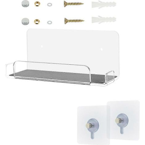 Un support de rangement mural pour console de jeux Switch et un support de rangement pour accessoires de console de jeux Nintendo Switch (version transparente) (1/5)