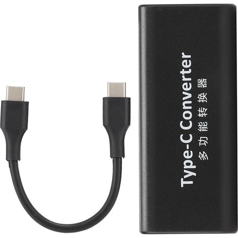 Adaptateur d'alimentation auto-adaptatif Lenovo, port carré femelle vers USB-C pour ordinateur (1/5)