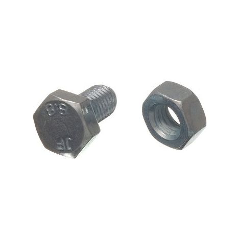 Lot de 100 boulons hexagonaux plaqués zinc 4,8 grade M10 20 mm (1/3)