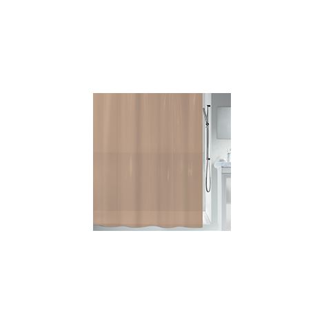 RIDEAUX DE DOUCHE PEVA BIO CAPPUCCINO 180X200