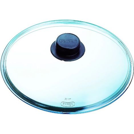 PYREX - COUVERCLE 28 VERRE A/BOUTONB28CL00 (1/5)