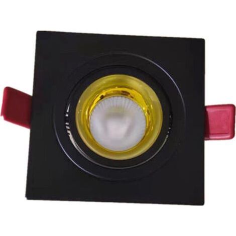 Spot Led Encastrable 7W carré Étanche ÉPI Plafond de salle de bains encastrée Spot de plafond moderne Anti-brouillard (1/5)