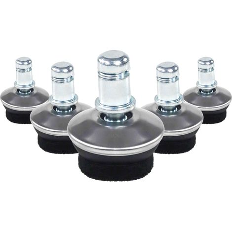 Filz-Gleiter STAND FZ I 5er Set silber hjh OFFICE (1/2)