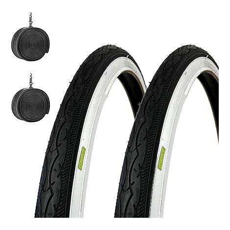 2 COPERTONI+ CAMERE PNEUMATICI BICI CITY BIKE BIMBO DONNA (1/5)