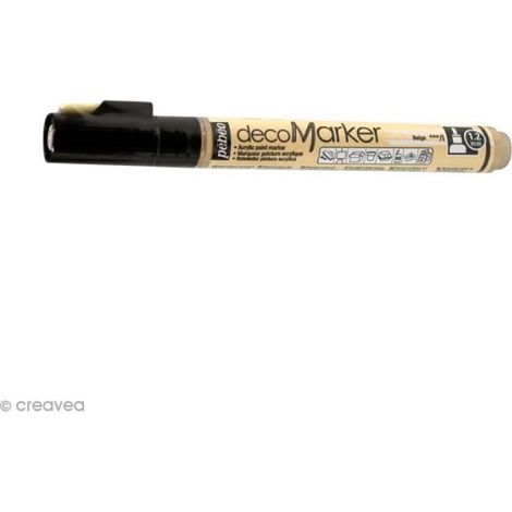 Marqueurs peinture acrylique - PÉBÉO - Acrylic Marker - Pointe Fine 1,2 mm - Couleur Beige - Mixte (1/2)