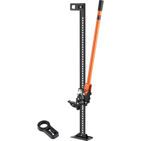 VEVOR Fattoria Cric, 122 cm Capacita 3,18 T, Cric Utilitario Fuoristrada, Cric Sollevatori per Impieghi Gravosi con Intervallo di Sollevamento di 130,1-1079,5 mm per Trattore, Camion, SUV