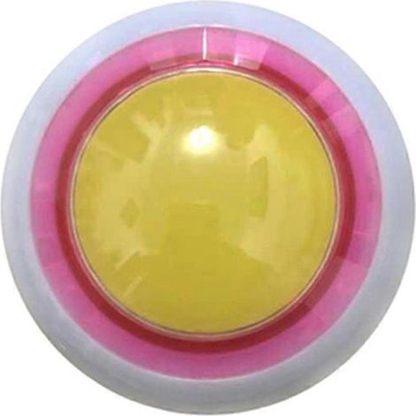 Packung mit 10 mehrfarbigen LED-beleuchteten Druckknöpfen für Arcade-Automaten, Wippen, Arcade-Spiele, 12V DC-Netzteil (1/5)