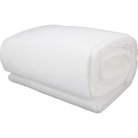 Rouleau de filtre à air blanc en coton 3 mm, 1 m x 5 m, pour pièces de filtration d'air (1/4)