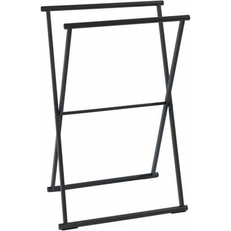Piantana portasalviette Lava nero opaco (1/5)