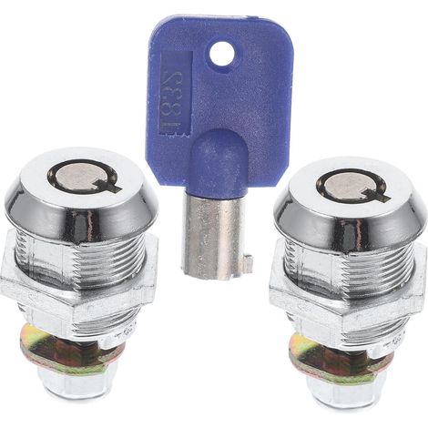 SHERCHPRY 2 Serrures à came tubulaires de 17 mm avec clé (1/5)