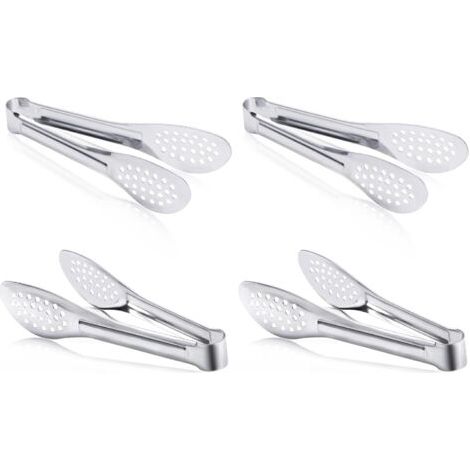 BUNTHAUS Paquet de 4 pinces à buffet, pinces de service en acier inoxydable 7lnch (1/5)