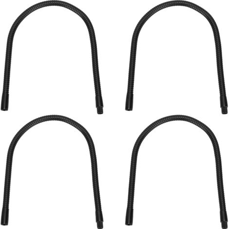 Jeffergarden Aluminium-Schwanenhals-Lampenrohr, 10 mm Durchmesser, flexibel, für Tisch- und Schreibtischlampen, 40 cm Leuchtenfassungen, 4 Stück (1/5)