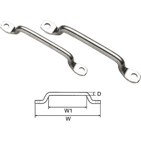 Pontet inox sangle - ORANGEMARINE - 5 mm