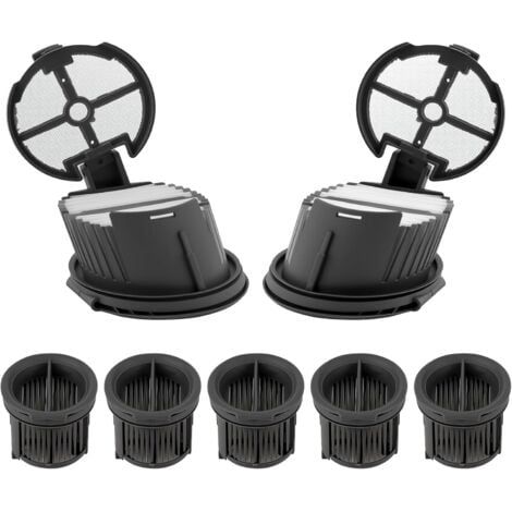 (7 pièces) filtres de rechange compatibles avec aspirateur sans fil H14PRO/H20 Ultra/H30 Ultra, kit d'accessoires de filtres, vertical filtre pour aspirateur, filtre à cartouche (1/5)
