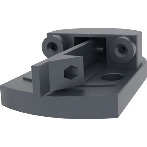 Butée centrale de portail battant K-STOPPER (1/2)