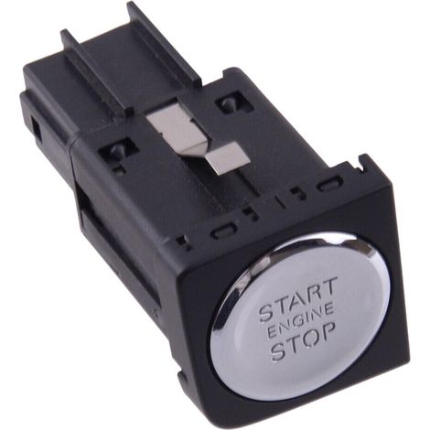 Botón pulsador de arranque/parada del motor compatible con Volkswagen VW Jetta 2011 2012 2013 2014 2015 2016 2017. Reemplaza la pieza original n.° 16D959839. (1/5)