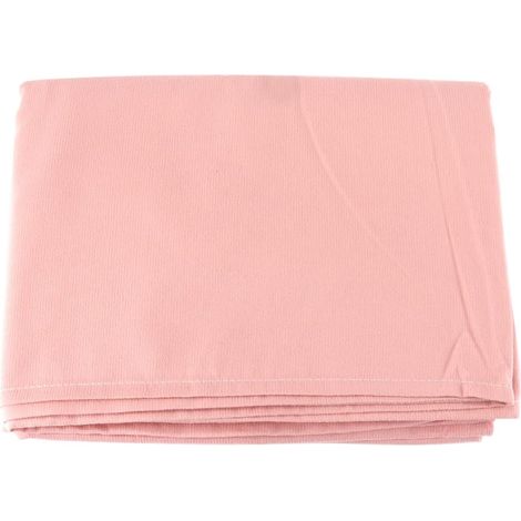 Housse de table de massage lavable et réutilisable en polyester rose 200 x 80 cm avec trou pour la tête pour salon de spa (1/5)