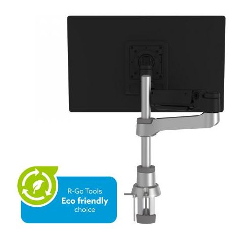 R-Go Tools Caparo 4 RGOVLCA4SI supporto da tavolo per Tv a schermo piatto 101,6 cm [40] Nero Scrivania (R-Go Caparo 4 Monitor Arm, - gas spring, 3-9 kg, dynamic - silver - Warranty: 12M)R-Go Tools (1/4)