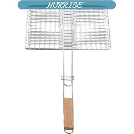 Panier À Barbecue - Acier Chromé - Pour Poisson Viande Légumes - Résistant À La Rouille - 1 Pièce (1/5)