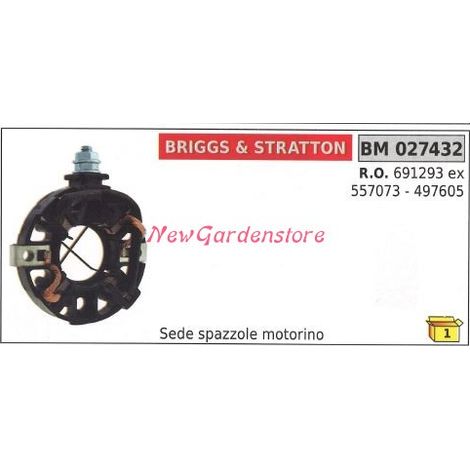 Sede spazzola motorino elettrico briggs&stratton 027432 691293
