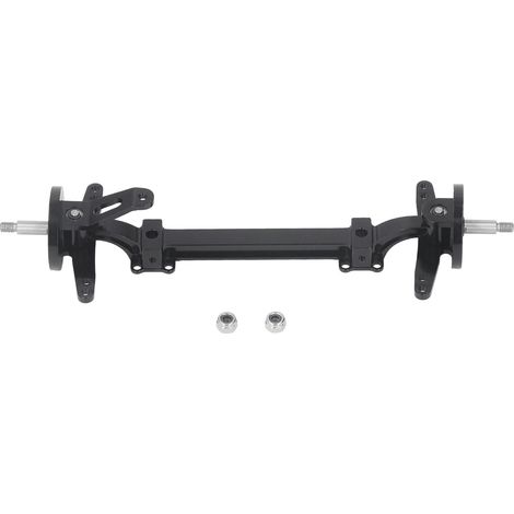 Essieu avant directionnel en aluminium haute résistance pour remorque non motorisée Tamiya 1/14, pièce de liaison de direction RC. (1/5)