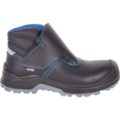 COFAN bota de piel negra con velcro s3s modelo urian pro talla 38 (1/5)