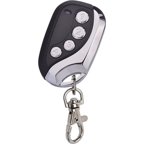Telecomando universale wireless a 433 MHz per porte da garage – Compatibile con la maggior parte dei modelli – Facile da duplicare – Alloggiamento in metallo rinforzato – 1234 tasti digitali