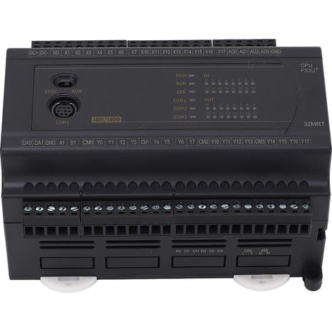Carte de commande PLC 16 pouces 16 sorties RS232 RS485, comptage d'impulsions à grande vitesse, contrôleur industriel Programmable DC24V