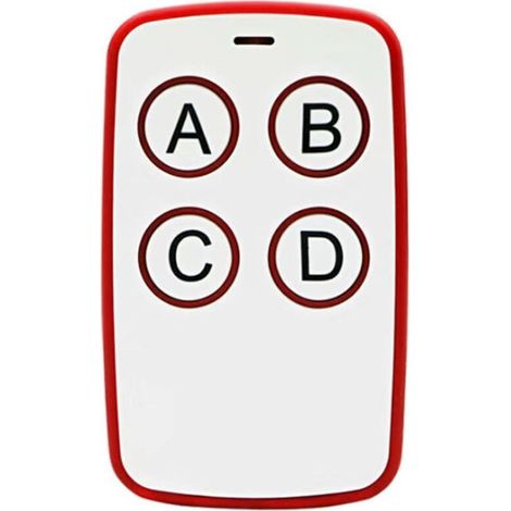 Telecommande Universelle Portail, Telecommande Garage Universelle sans Fil, Bip Portail Universelle Compatible 433MHz Rolling Code à 4 Boutons pour Porte de Garage et Voiture (1/4)