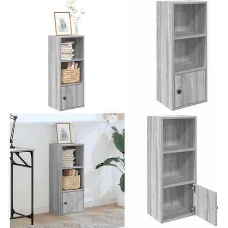 vidaXL Bücherregal Grau Sonoma 31x24x77 cm Holzwerkstoff (1/5)