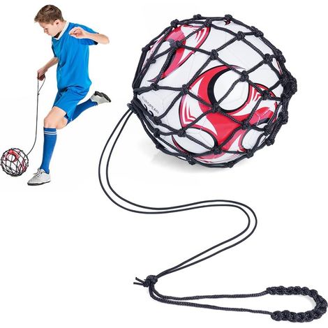 Football Kick Entraîneur Solo Entraînement, 5 Griffe Tissu Football Volleyball Rugby Trainer, Ceinture Réglable pour Enfants et Adultes Débutants, Convient aux Balles Taille 3, 4, 5