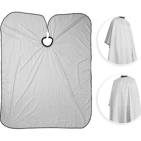 Tablier de Coiffure Salon Professionnel - Protection Teinture Cheveux Outil Styliste Noir (1/5)