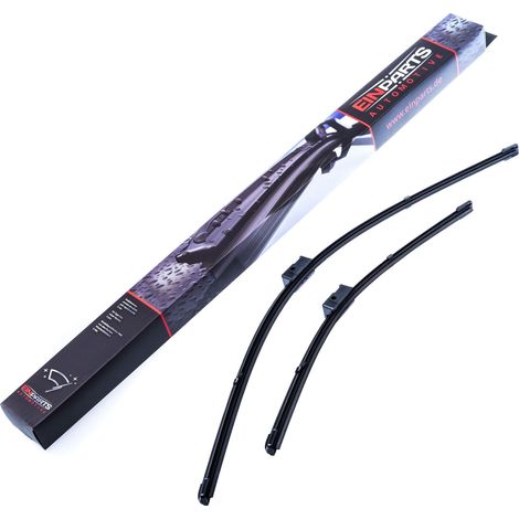 Escobillas limpiaparabrisas delanteras 660/430 mm dedicadas a Ford Focus II (DA), Peugeot 207 CC/SW/WA/+ (1/4)