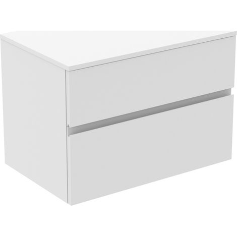 Ideal Standard Finesse - Mueble de lavabo, 80x51x56 cm, 2 cajones, blanco mate E3434Y1 (1/3)