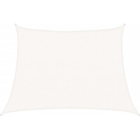 Maison Exclusive - Sonnensegel 160 g/m² Weiß 4/5x3 m HDPE