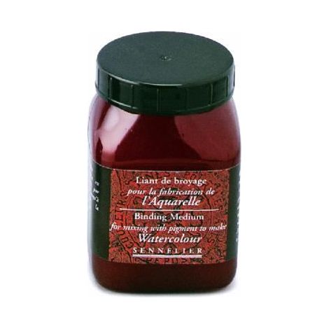 Liant de broyage pour aquarelle - SENNELIER - 200 ml - Consistance miel - Aspect brillant - Film effaçable