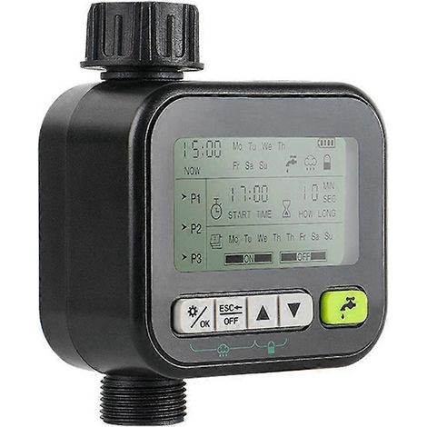 Contrôleur d'arrosage automatique, programmateur d'arrosage de jardin, B-- (1/5)
