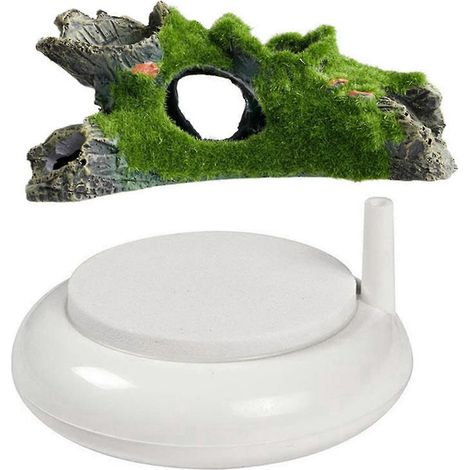 Bulleur d'air pour aquarium, ensemble de disques de pierre à air ronds pour conduit de cheminée de nano-four, 7 cm (1/5)